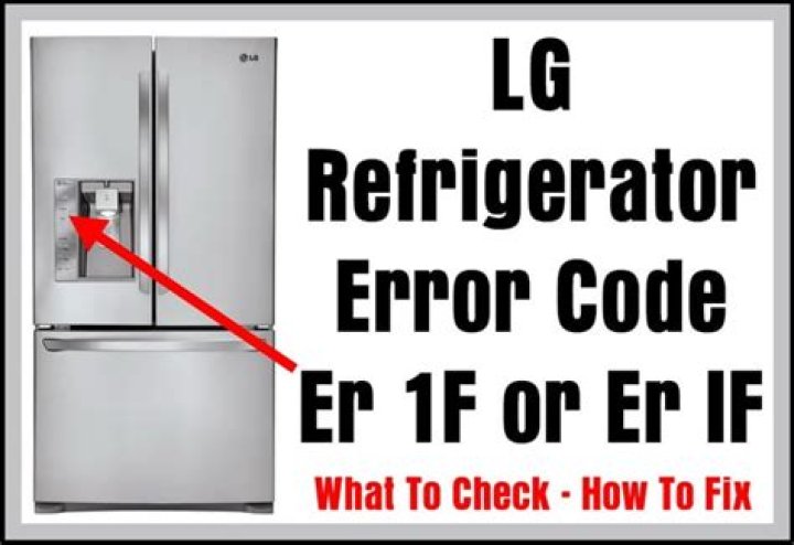 How to Fix LG Refrigerator Error Code ER RF? - SarkariResult